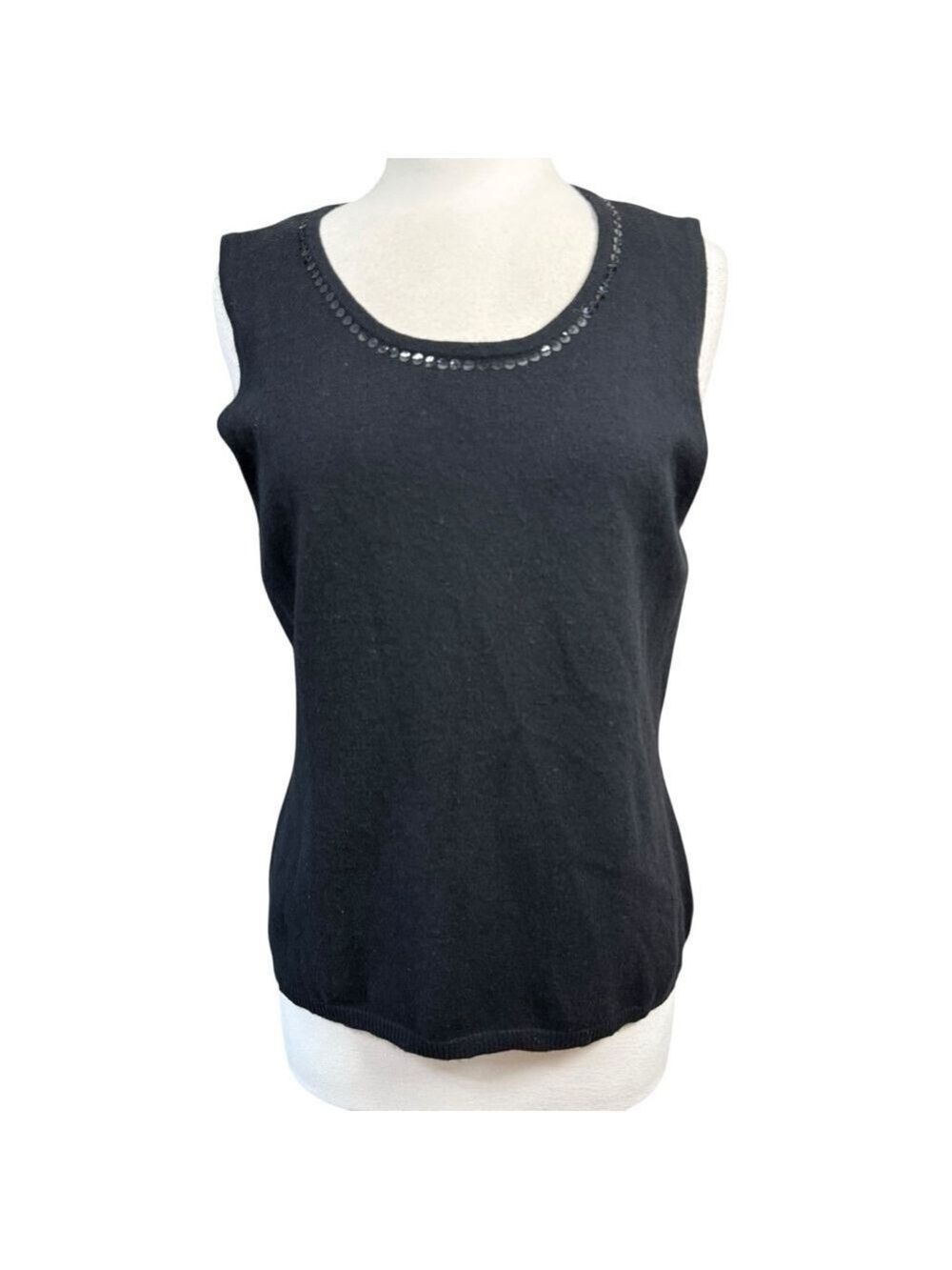 Vintage Harold's Black Sleeveless Top XL